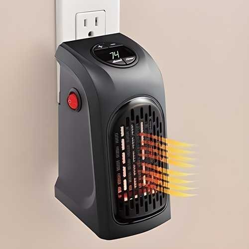 Handy Heater for Home, Office, Camper LED Screen 400 Watts Portable Wall